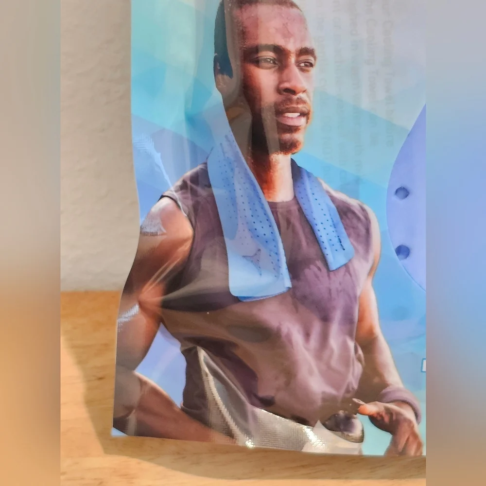 NWT Perfect Fitness Cooling Towel - Stay Cool for Hours - Blue
